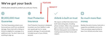 List Features and Benefits