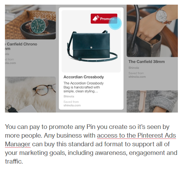 Social Media Ads Pinterest